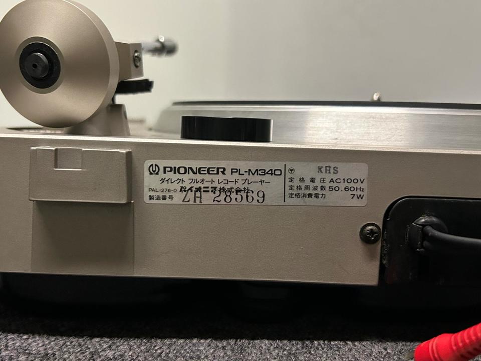 PL-M340 PIONEER - 中古オーディオ 高価買取・販売 ハイファイ堂