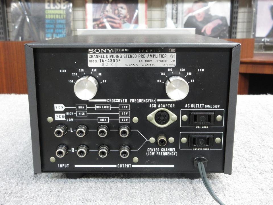 SONY TA-4300F チャンネルディバイダー ソニー TA-4300F SONY - 中古オーディオ 高価買取・販売 ハイファイ堂