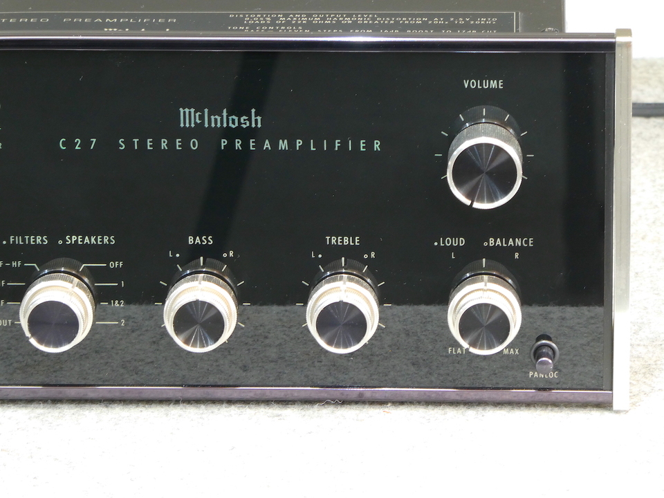 C27 McIntosh - 中古オーディオ 高価買取・販売 ハイファイ堂