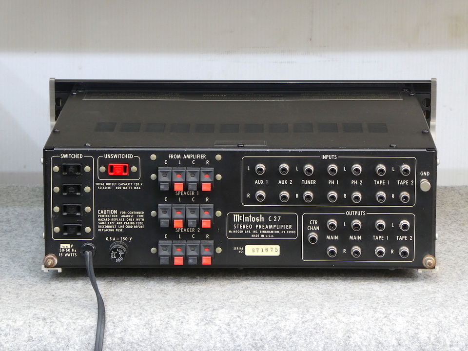 C27 McIntosh - 中古オーディオ 高価買取・販売 ハイファイ堂