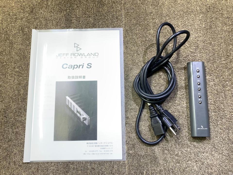 CAPRI S JEFF ROWLAND - 中古オーディオ 高価買取・販売 ハイファイ堂