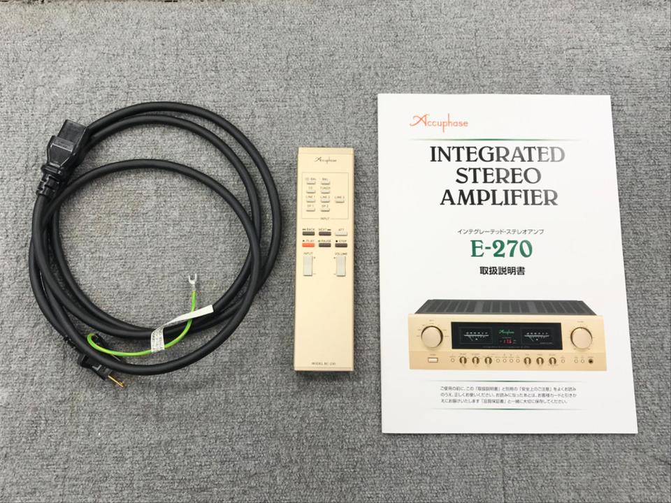 E-270 Accuphase - 中古オーディオ 高価買取・販売 ハイファイ堂