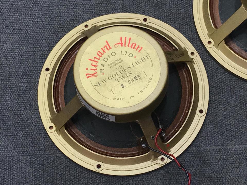 Richard Allan NEW GOLDEN EIGHT TWIN スピーカー ユニット ペア 音