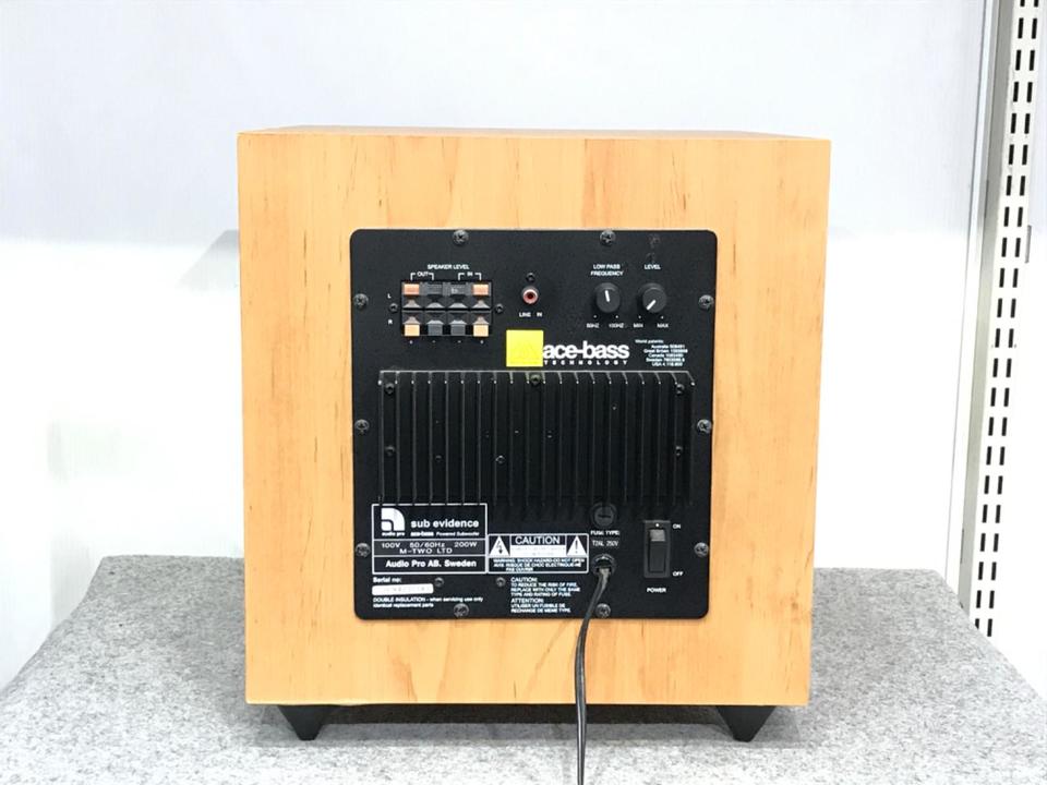 値下げ audio pro サブウーファー ace-bass B1.35 動作品 中古☆オーディオプロ☆サブウーファー SUB EVIDENCE☆ace-bass pro