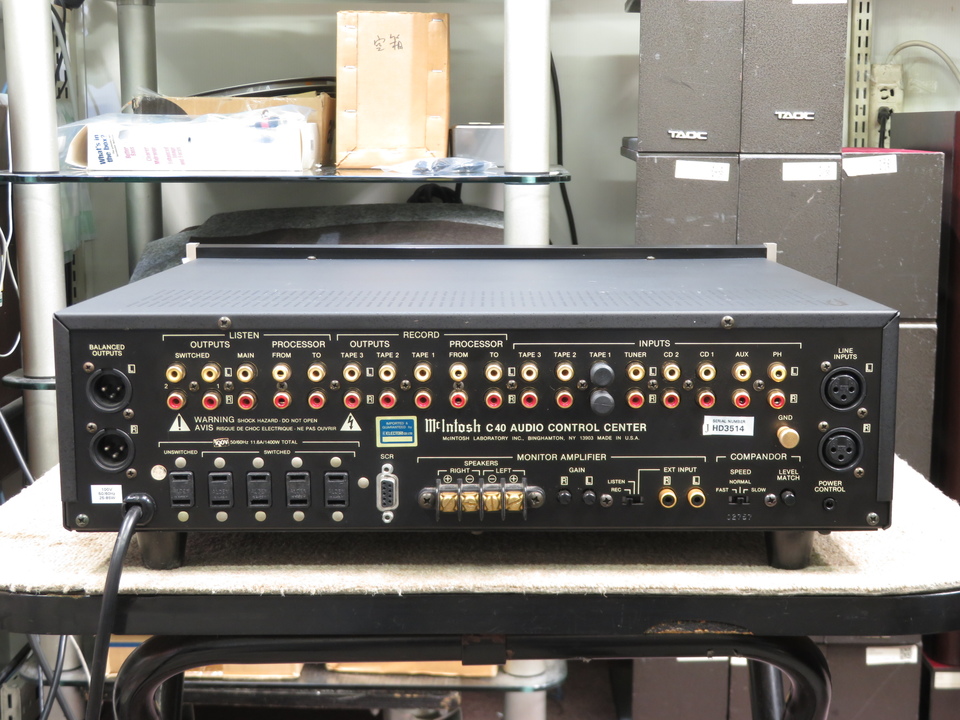 C40 McIntosh - 中古オーディオ 高価買取・販売 ハイファイ堂