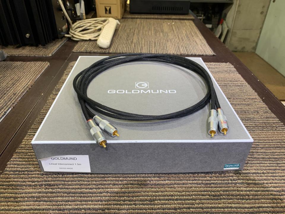 ★新品　GOLDMUND RCA CABLE 　RCA　高級ケーブル　１ｍペア Yahoo!オークション -「goldmund」(RCAケーブル) (音響用