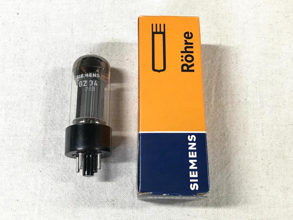 松*一様 Siemens GZ34 真空管 オリジナルボックス付き GZ34 SIEMENS - 中古オーディオ 高価買取・販売 ハイファイ堂