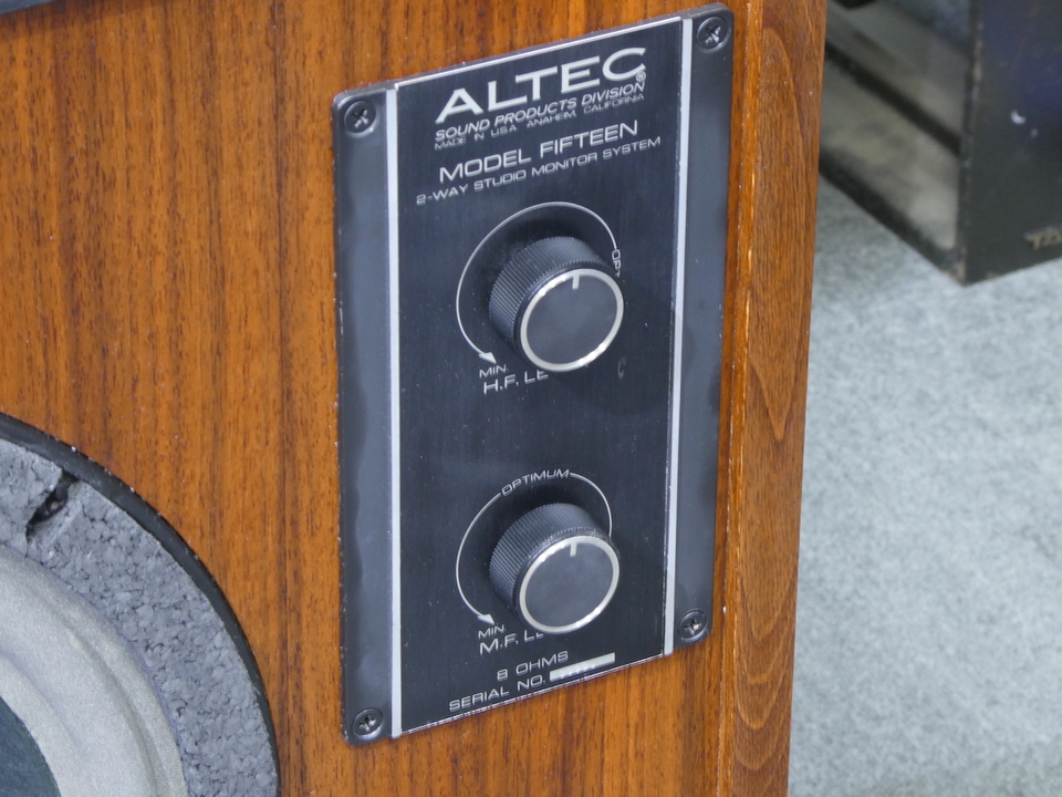Model 15 ALTEC - 中古オーディオ 高価買取・販売 ハイファイ堂
