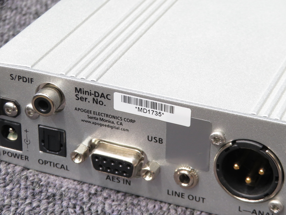 Mini-DAC APOGEE - 中古オーディオ 高価買取・販売 ハイファイ堂