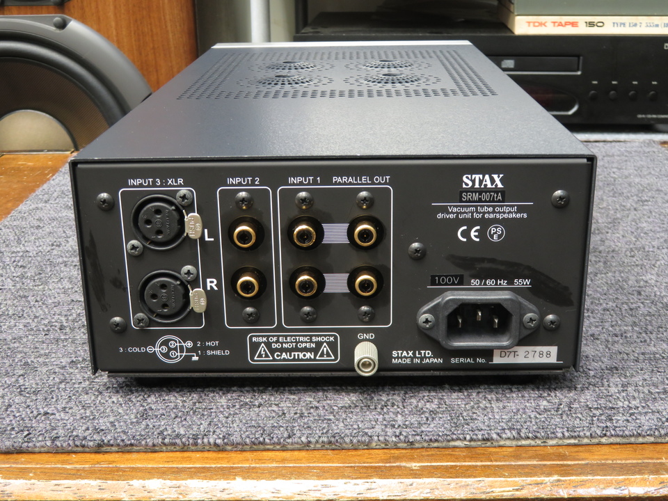 STAX 真空管ドライバーユニット SRM-007tA 6g7v4d0 STAX スタックス SRM-007tA イヤースピーカー専用ドライバー