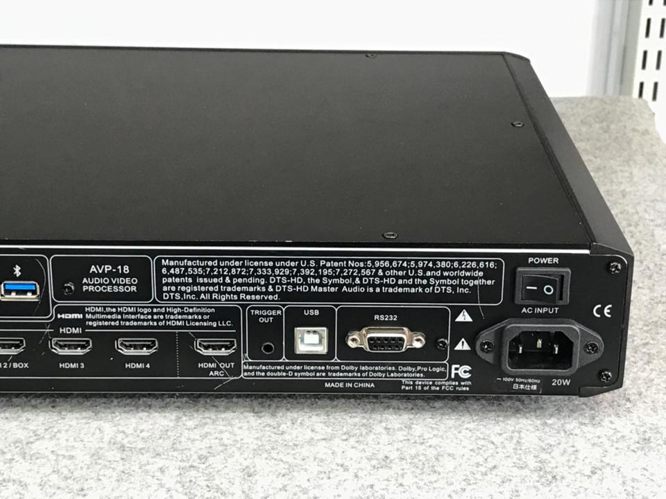 【ジャンク 】【動作確認済】 NuForce AVP-18 ハイエンド オールデジタルプリアンプ※電源、HDMIでの動作のみ確認済み