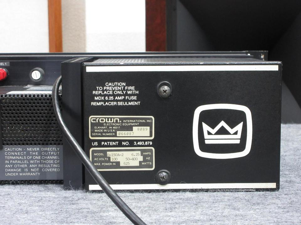 Crown D-150A Series II パワーアンプ Amcron D-150A SERIESII D-150A