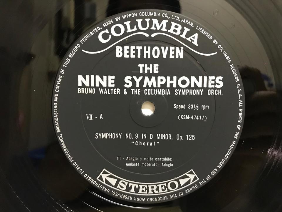ブルーノ・ワルター指揮 ベートーヴェン交響曲全集8枚組 - 中古