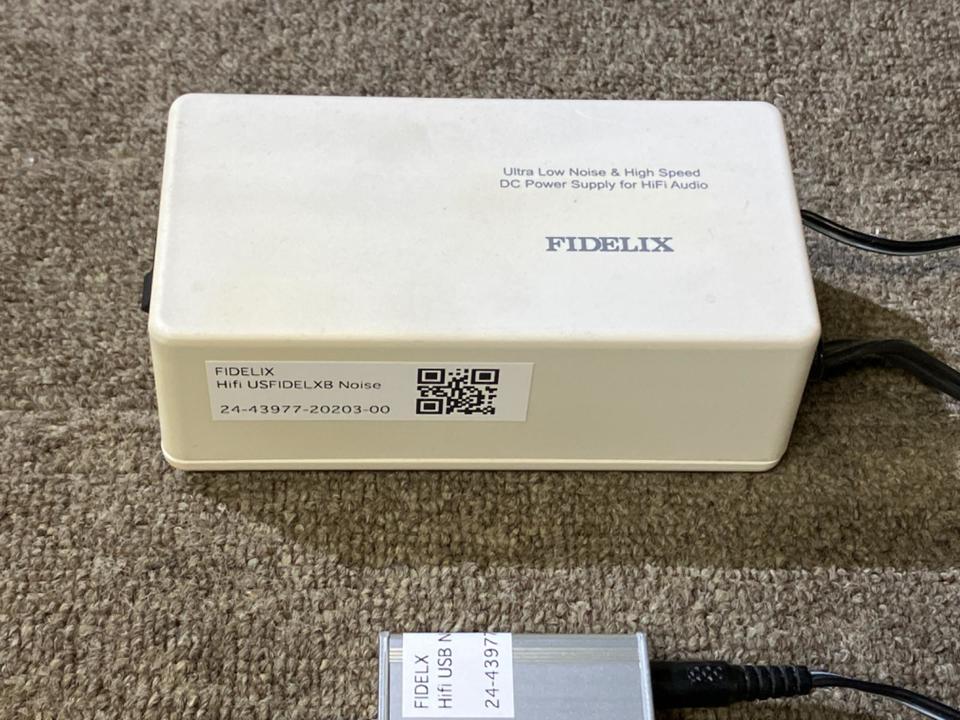 FIDELIX オーディオ用ACアダプター USB ノイズフィルター セット