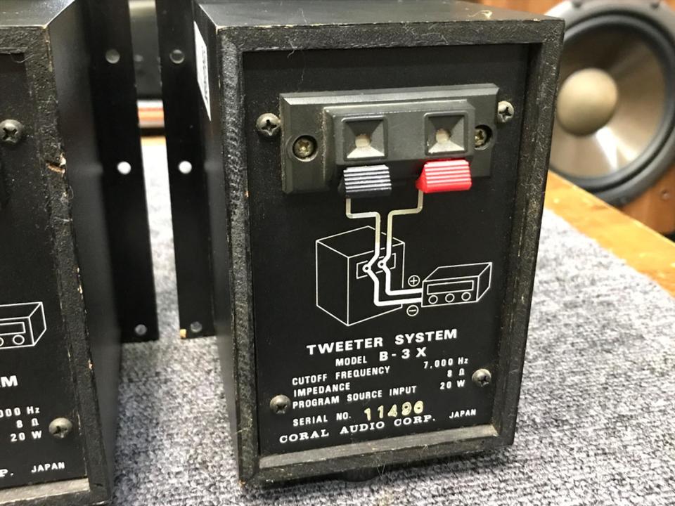 希少 動作品 CORAL B-3X スーパートゥイーター ツイーター コーラル 希少 動作品 CORAL B-3X スーパートゥイーター ツイーター コーラル