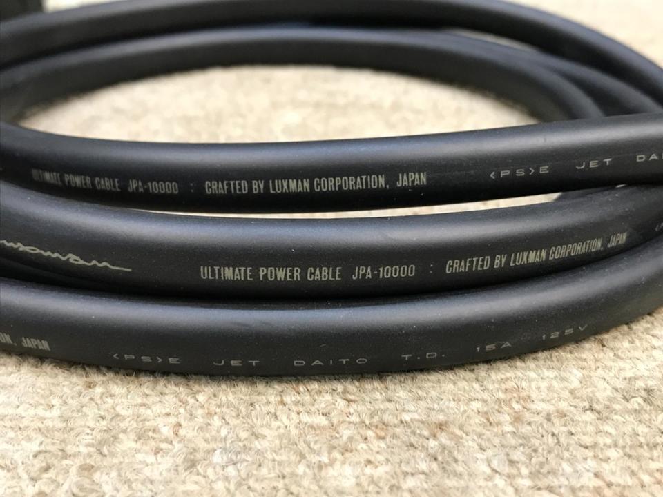 ２本セット LUXMAN JPP-10000 1.8mラックスマン JPA-10000/1.8m LUXMAN - 中古オーディオ 高価買取・販売 ハイファイ堂