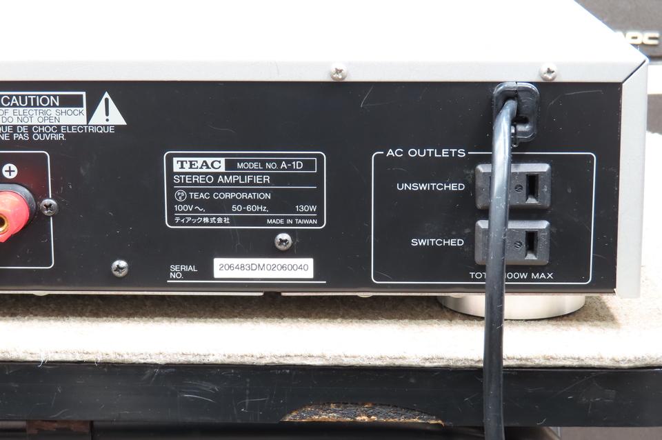 TEAC A-1D　リモコン付き　動作品 TEAC A-1D リモコン付き 動作品 【公式通販】