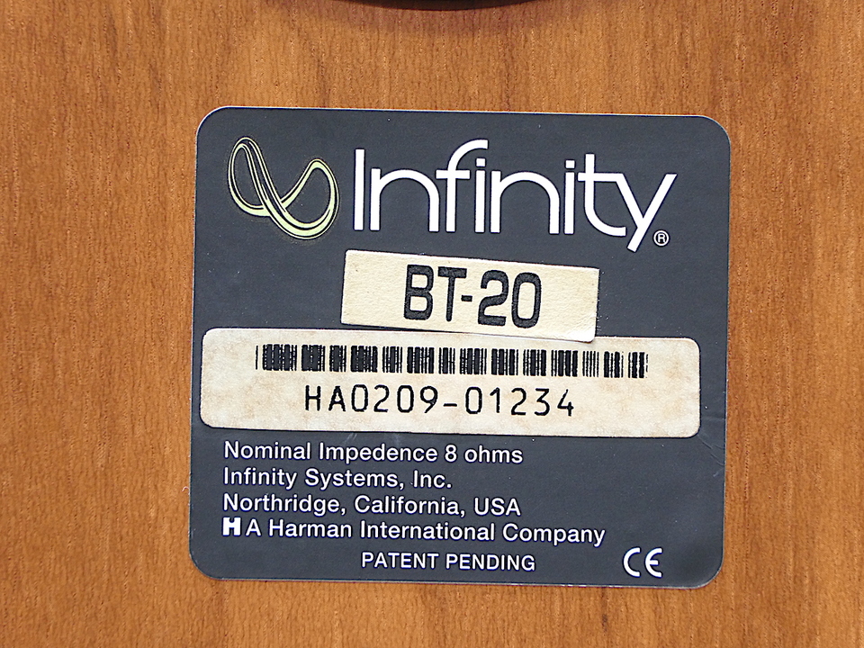 BT-20 Infinity - 中古オーディオ 高価買取・販売 ハイファイ堂