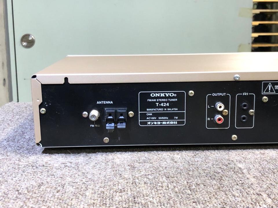 レア☆オンキョー　ONKYO T-424 FM/AM ラジオ　ステレオチューナー T-424 ONKYO - HiFi-Do McIntosh/JBL/audio-technica/Jeff