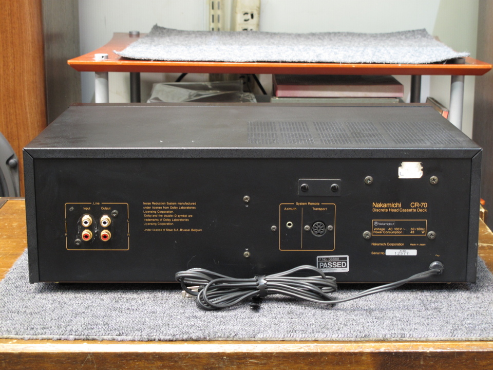 CR-70 NAKAMICHI - HiFi-Do McIntosh/JBL/audio-technica/Jeff Rowland