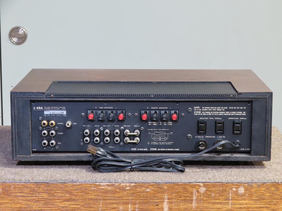 LUXMAN ラックスマンL-48A LUXMAN ラックスマンL-48A LUXMAN ラックスマン/家電・カメラ・AV機器