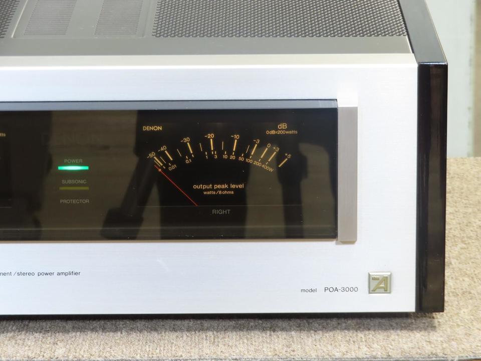 値下げしました！ DENON POA-3000Z デノンハイパワーアンプ DENON POA-3000の仕様 デノン/デンオン
