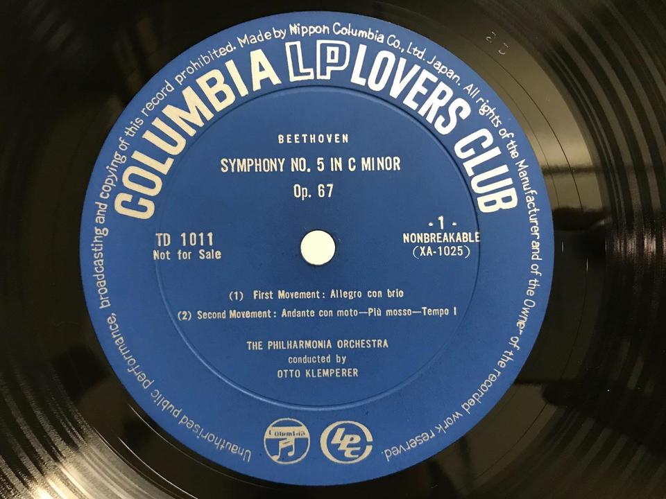 COLUMBIA LP LOVERS CLUB非売品10インチ盤（日本コロムビアTD初期MONO