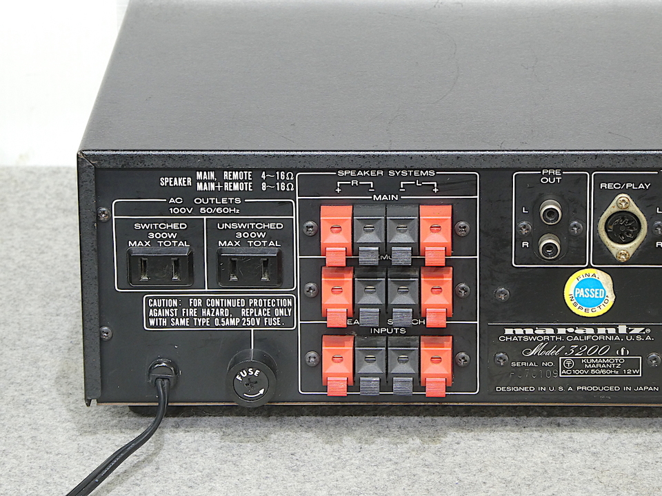 model 3200 marantz - HiFi-Do McIntosh/JBL/audio-technica/Jeff