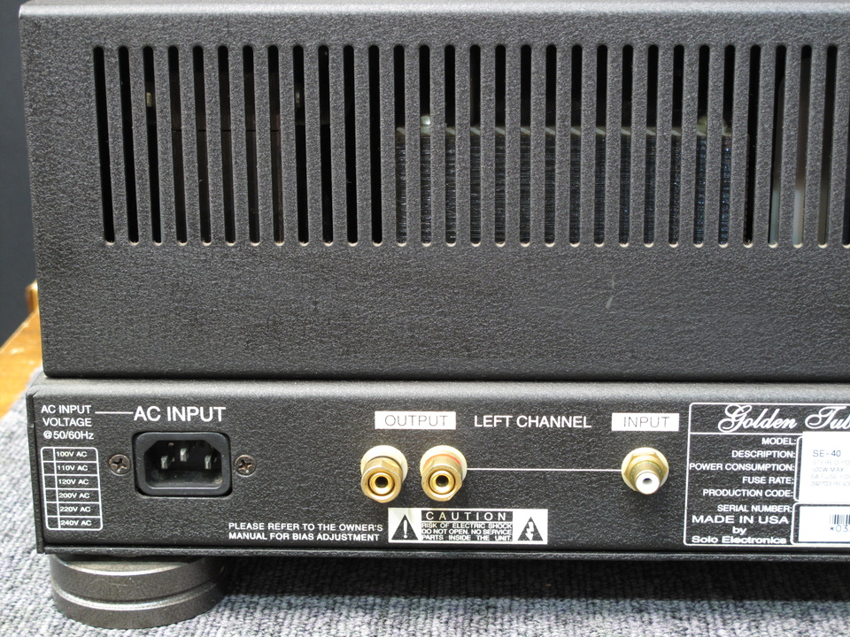 SE-40 GOLDEN TUBE AUDIO - 中古オーディオ 高価買取・販売 ハイファイ堂