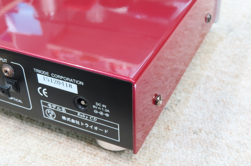 TRIODE トライオード/真空管アンプ/RUBY/22112768/ピュアオーディオ/Sランク/75【中古】 RUBY CD TRIODE - 中古オーディオ 高価買取・販売 ハイファイ堂