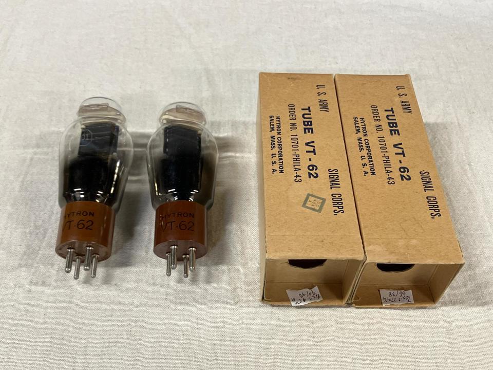 VT62/801/801A HYTRON 真空管 ペア VT62/801/801A HYTRON 真空管 ペア 【公式通販】