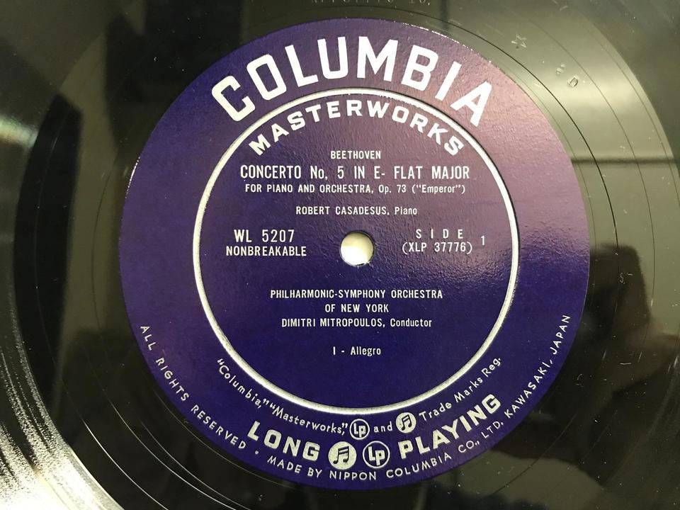 Columbia アナログレコード 4枚セット COLUMBIA MASTERWORKS（日本コロンビア WL 初期MONO）5枚セット