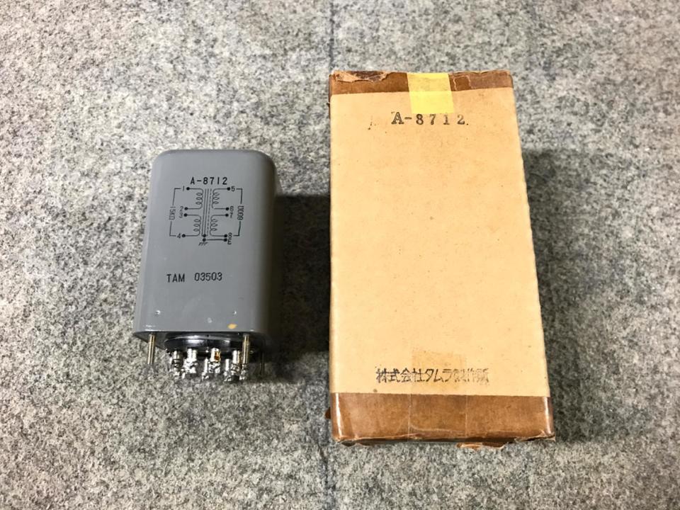 真空管アンプ用ラインアウト・トランス タムラ製作所A-8712 2個 真空管アンプ用ラインアウト・トランス タムラ製作所A-8712 2個