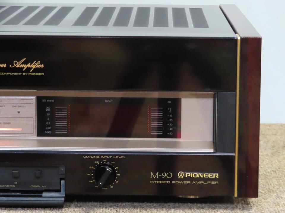 値下げ！PIONEER M-90 ステレオパワーアンプ 本体　ジャンク M-90 PIONEER - 中古オーディオ 高価買取・販売 ハイファイ堂