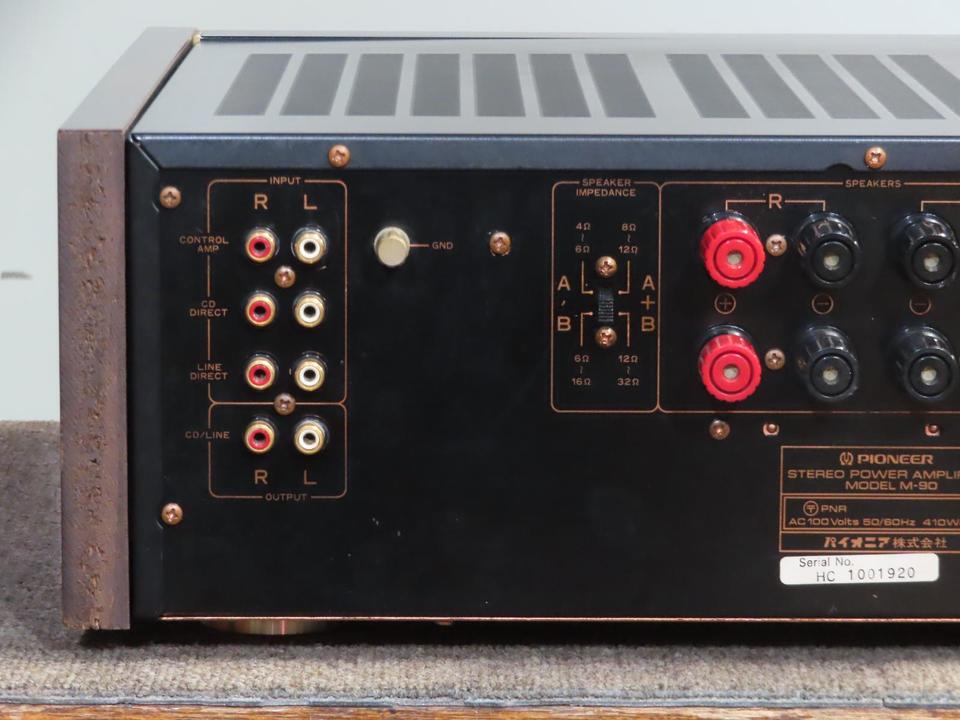 Pioneer パイオニア パワーアンプ M-90a 動作品 N1154