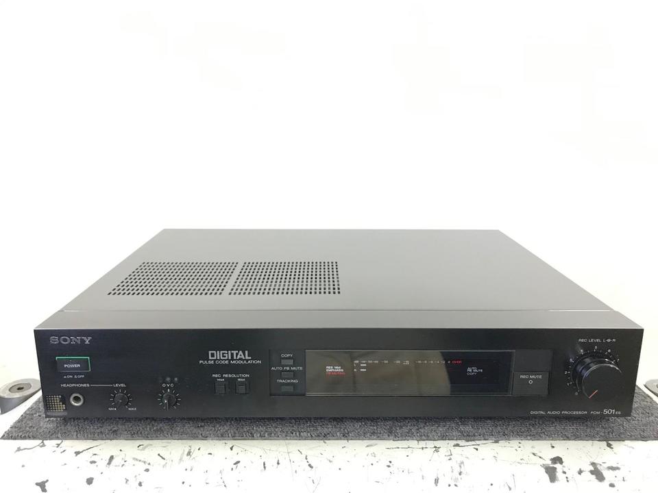 ジャンク　SONY PCM-501ES PCMデジタルオーディオプロセッサー SONY] PCM-501ES(1984年)の録画映像 [PCMデジタルオーディオ