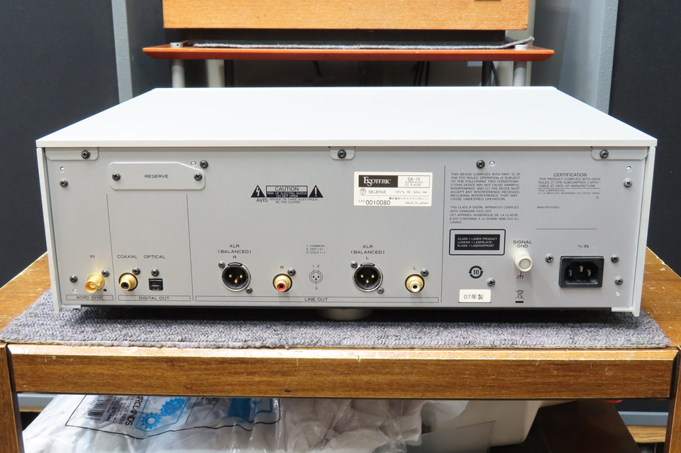 esoteric エソテリック　SACDプレイヤー　SA-10 SoundStage! Equipment Review - Esoteric SA-10 CD/SACD Player
