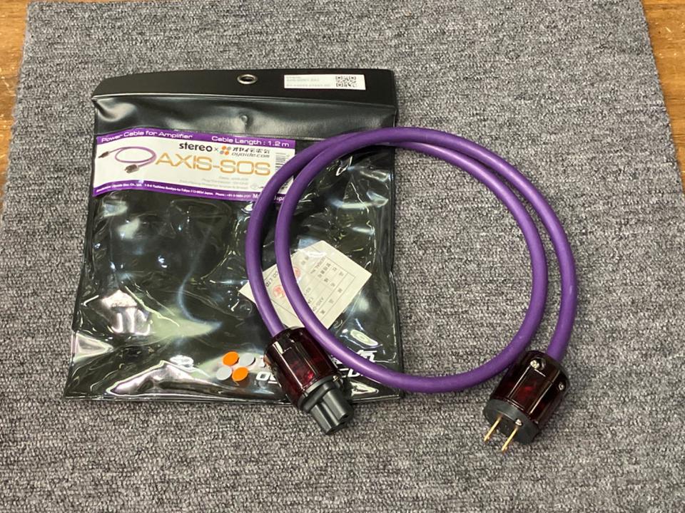 限定】OYAIDE オヤイデ AXIS-SOS 1.2m 電源ケーブル 【公式通販】