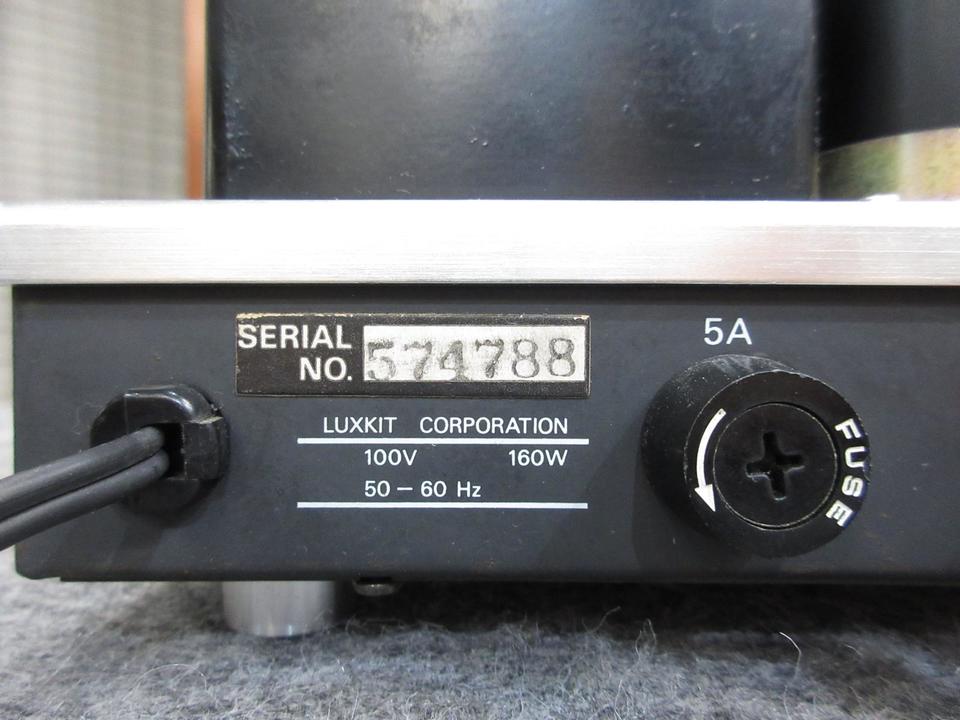 LUXKITの管球アンプKMQ60　中古 LUXMAN ラックスマン KMQ60 管球式ステレオパワーアンプ - 中古