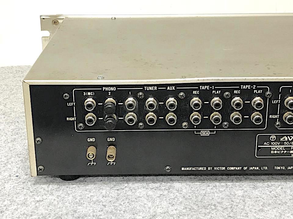 楽器、器材 Victor ステレオプリアンプ P-2020 ステレオパワーアンプ M