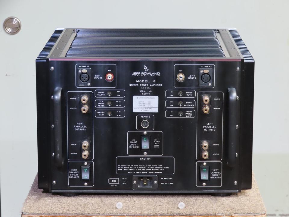 MODEL 8SP JEFF ROWLAND - 中古オーディオ 高価買取・販売