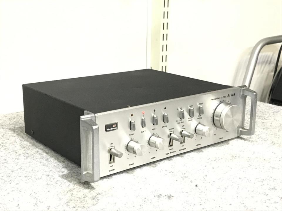 パスタとワイン　AIWA S-P22＋AIYIMA　TUBE A‐3は除く 真空管プリアンプ AIYIMA TUBE-A3 オペアンプ交換。OPA2134AP