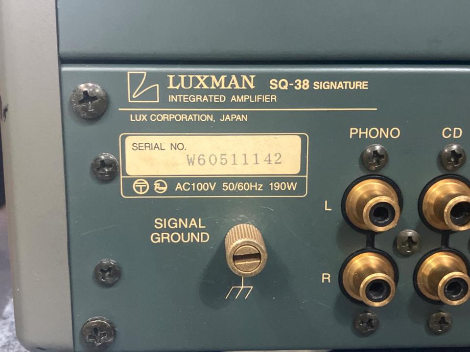SQ-38 signature LUXMAN - 中古オーディオ 高価買取・販売 ハイファイ堂