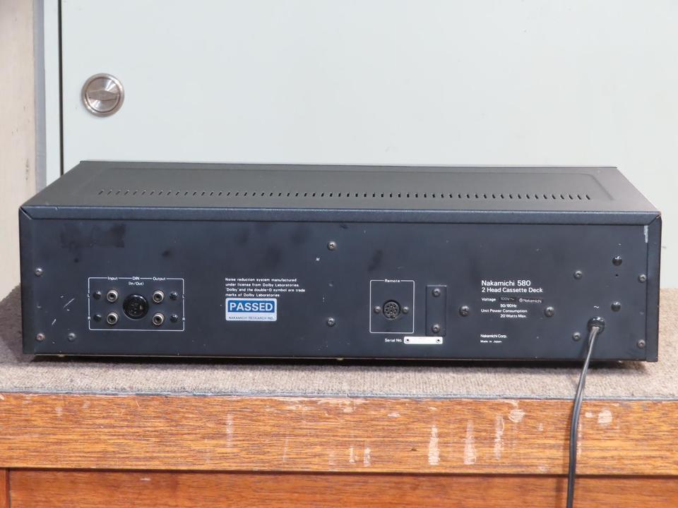 美品　Nakamichi ナカミチ　580 NAKAMICHI 580 M SINGLE CASSETTE DECK AS-IS READ DESCRIPTION