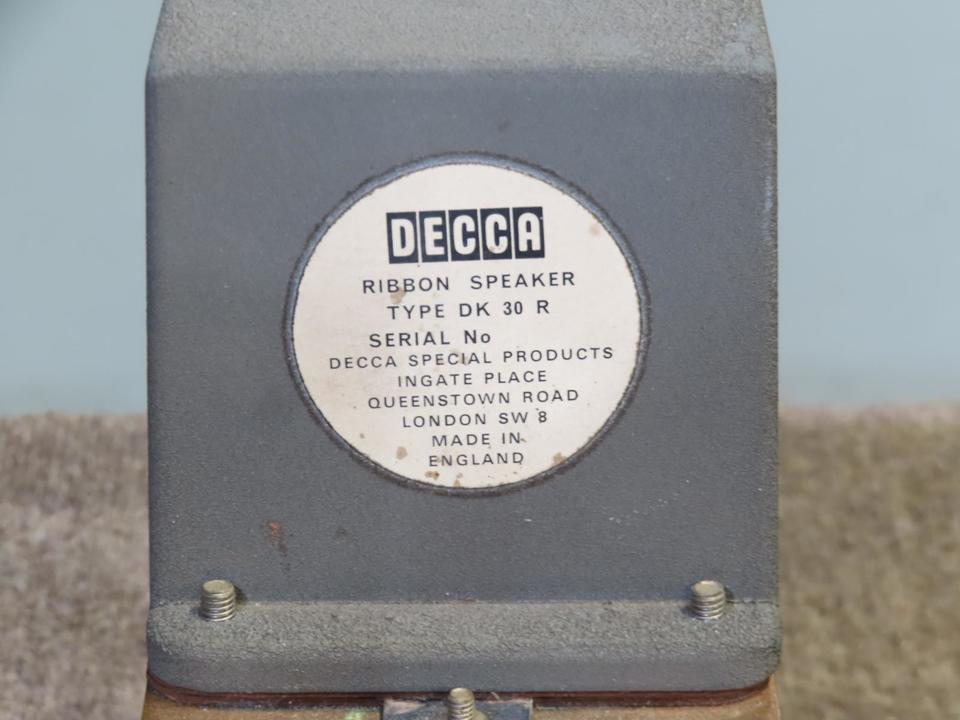 英製 DECCA リボンツイーター DK30R ホーン&ドライバ&レンズ 英製 DECCA/デッカ リボンツイーター DK30R ホーン＆ドライバ