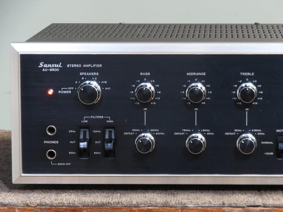 Sansui au-9500 オーバーホール済 オーディオ試聴動画 SANSUI AU-9500 オーバーホール品 Rubycon