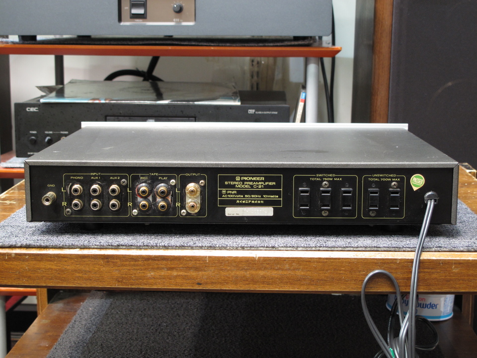 ✨️レトロ✨️1978年製 Pioneer C-21 プリ アンプ Pioneer C-21の仕様 パイオニア
