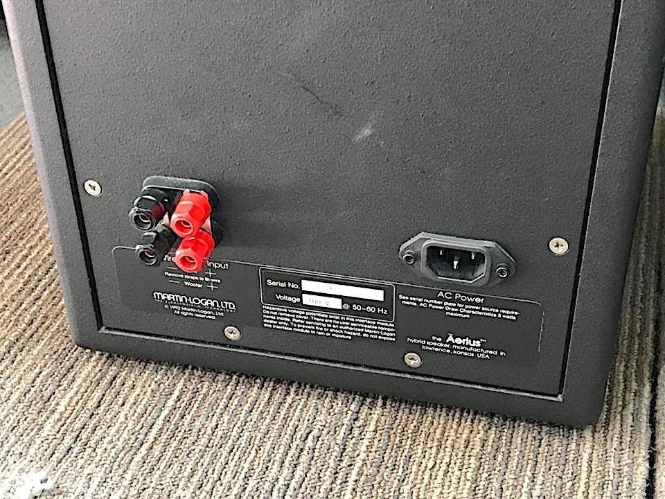 スピーカー・ウーファー MartinLogan AERIUS m0s9875 スピーカー
