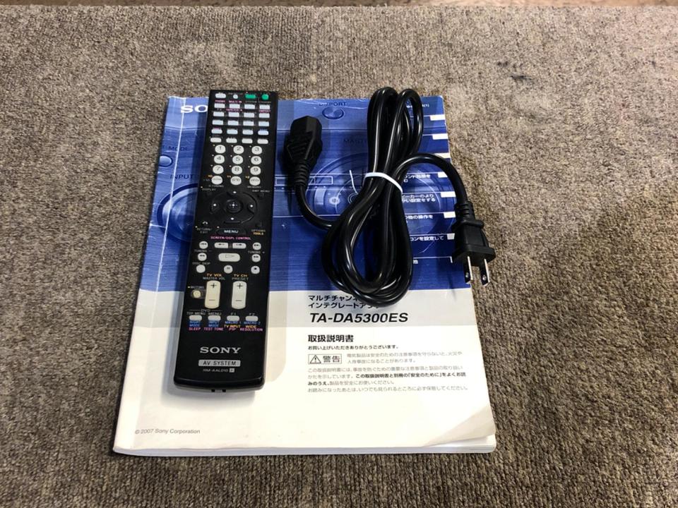 SONY ソニー DA5300ES AVアンプ [通電確認のみ・ジャンク品] ソニー(SONY)|AVアンプ|HARDOFFオフモール（オフモ