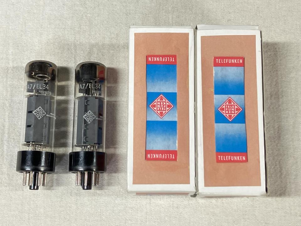 TELEFUNKEN EL34 真空管 2本セット テレフンケン Y4615